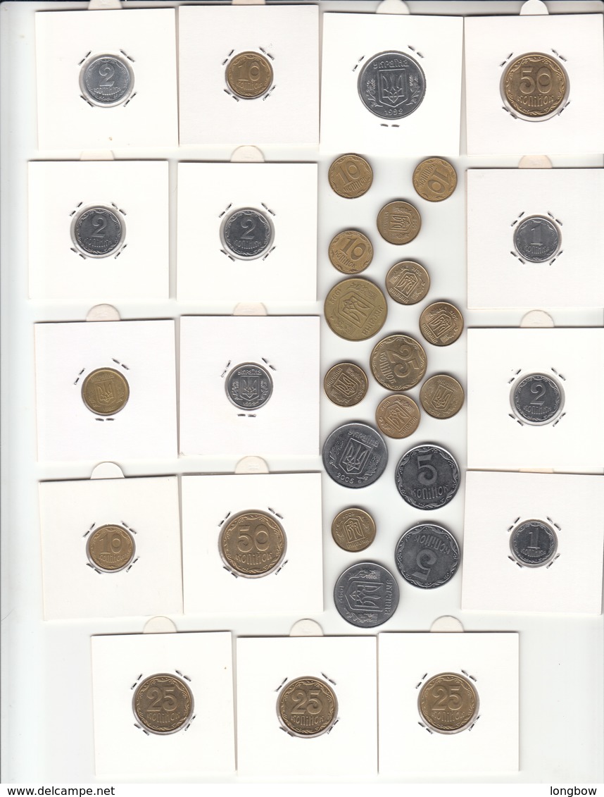 Ukraina Lot 31 Coins - Ucraina