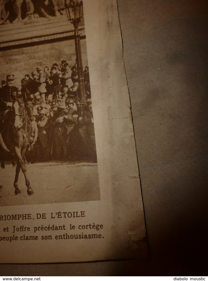 1919 LE MIROIR: Immense Cénotaphe à L'Arc De Triomphe Avec Les Goumiers Algériens,marocains Et Délégations Alliées;etc - French