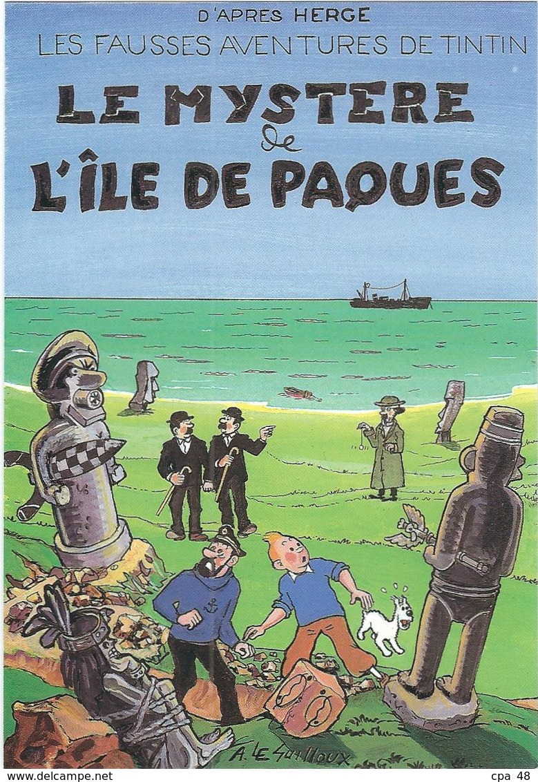 Hergé : TINTIN En Dracénie, XVIe Salon Collection-Passion, "Hommage A Hergé" Voir Descriptif... - Hergé