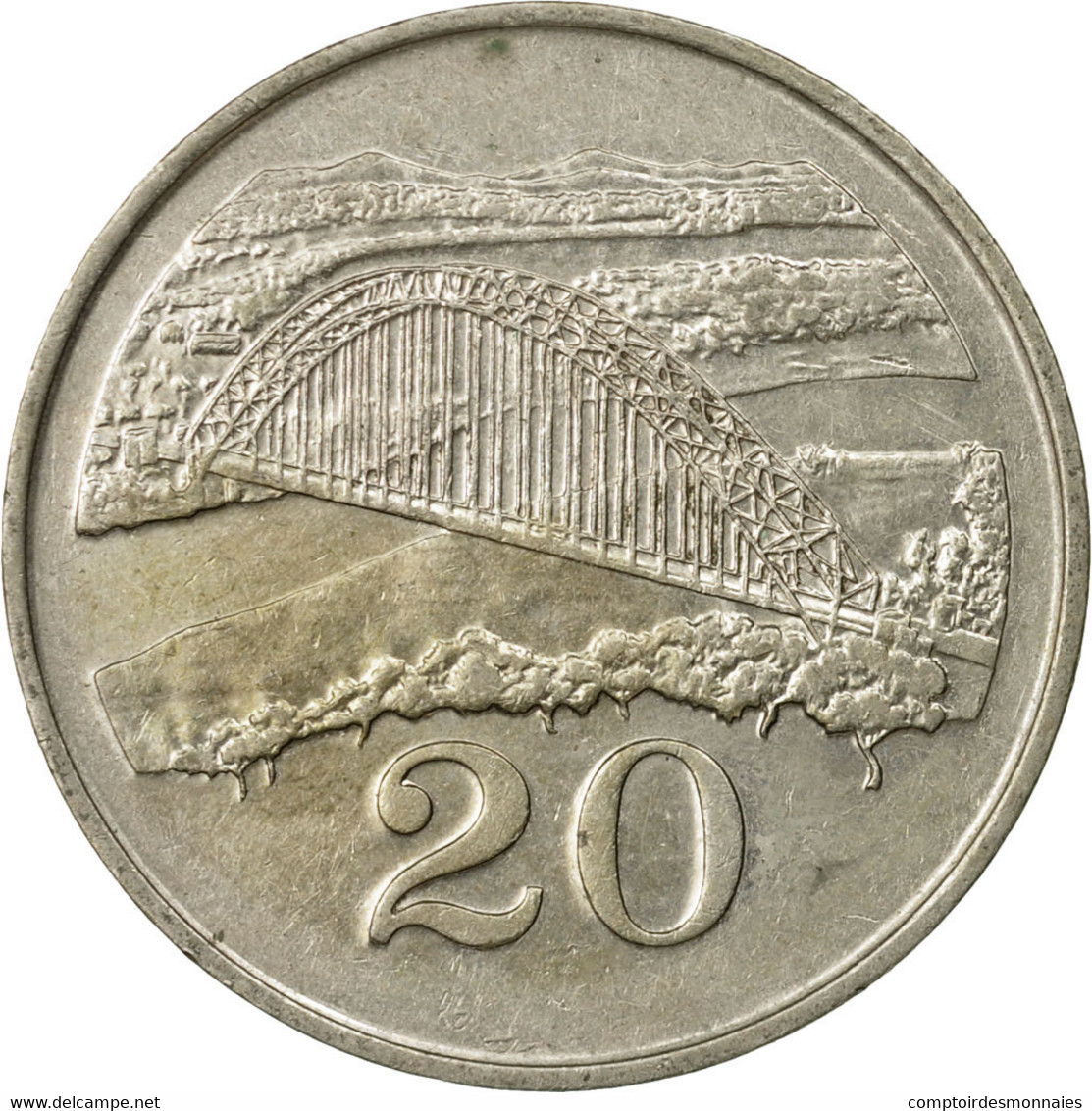 Monnaie, Zimbabwe, 20 Cents, 1994, TTB, Copper-nickel, KM:4 - Zimbabwe