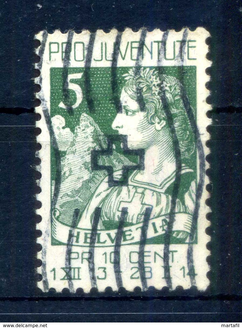 1913 SVIZZERA N.137 SET USATO - Usati