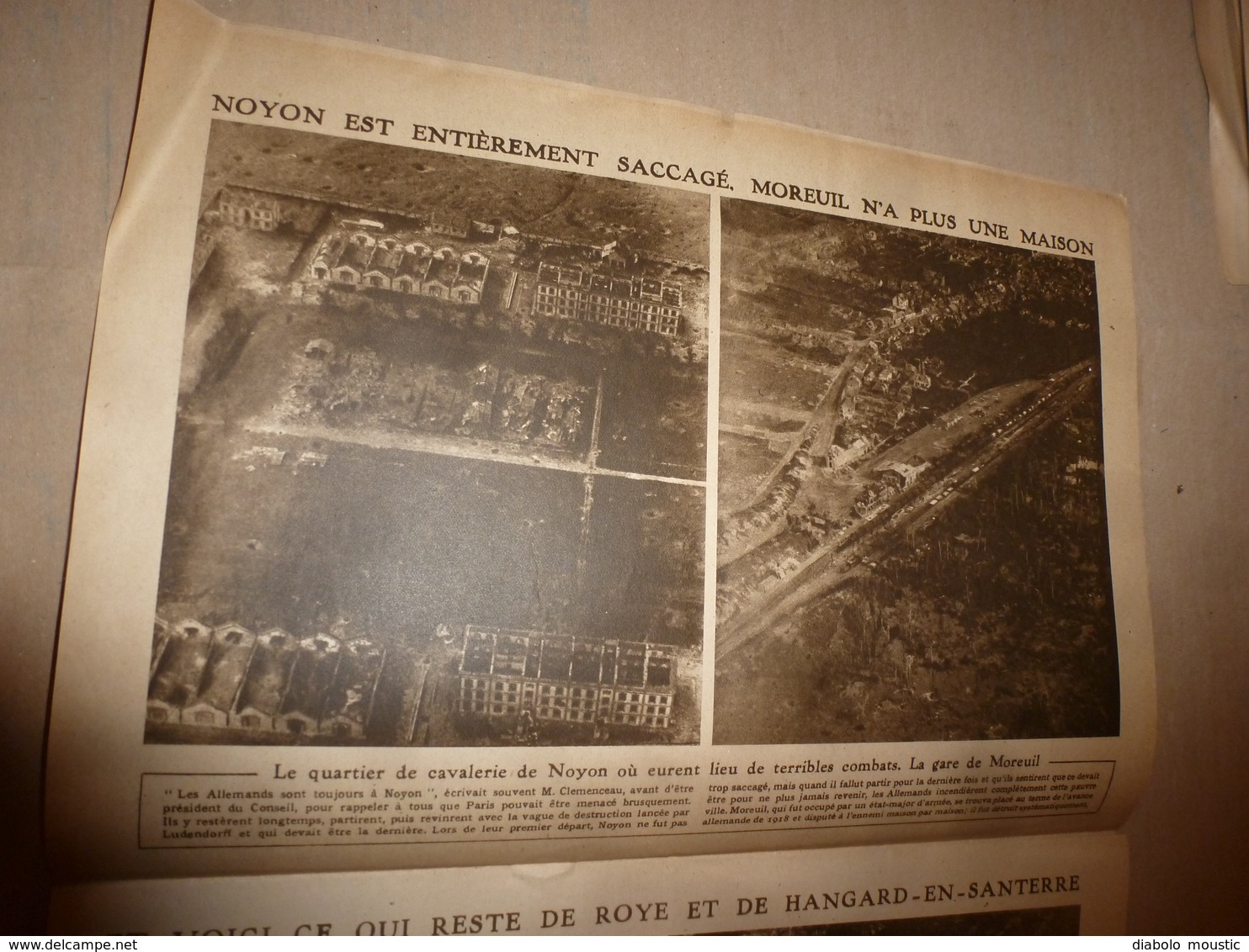 1919 LE MIROIR:Reine Marie;Japon;St-Quent.,Montd.,Noyon,Moreuil,Roye;Hangard-;Serbes à Corfou;Kurt Eisner;Munich;etc - Français