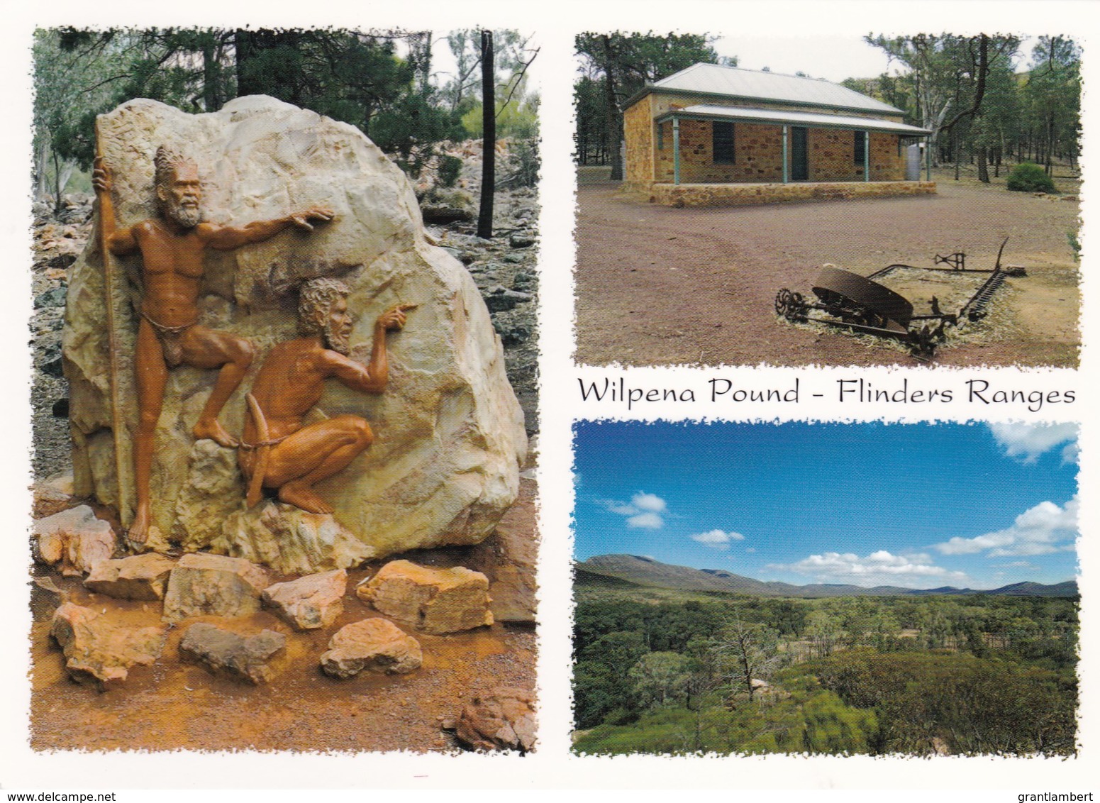 Wilpena Pound Multiview, Flinders Ranges, South Australia - Posted 2007 With Stamp - Flinders Ranges