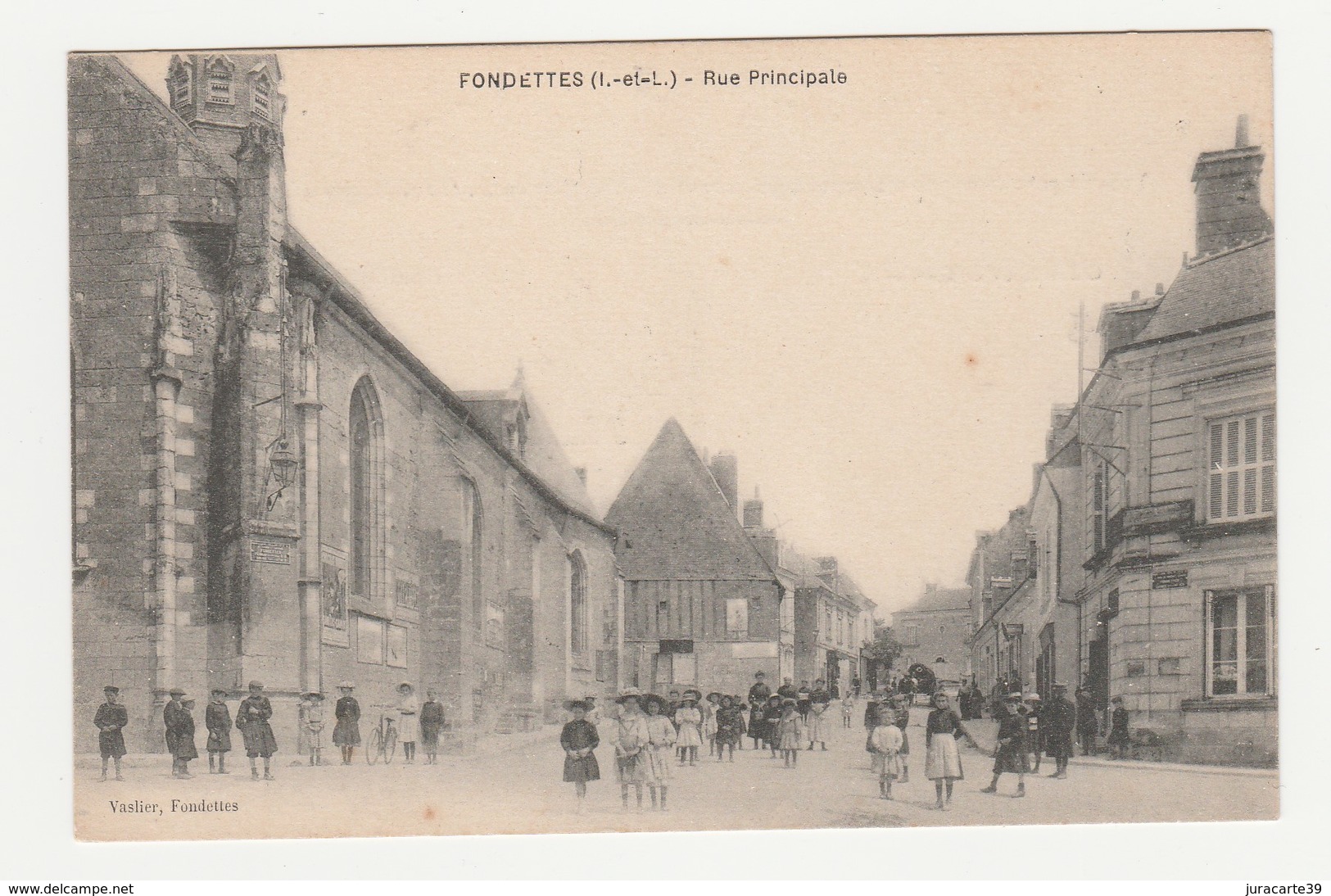 Fondettes.37.Indre-et-Loire.Rue Principale. - Fondettes