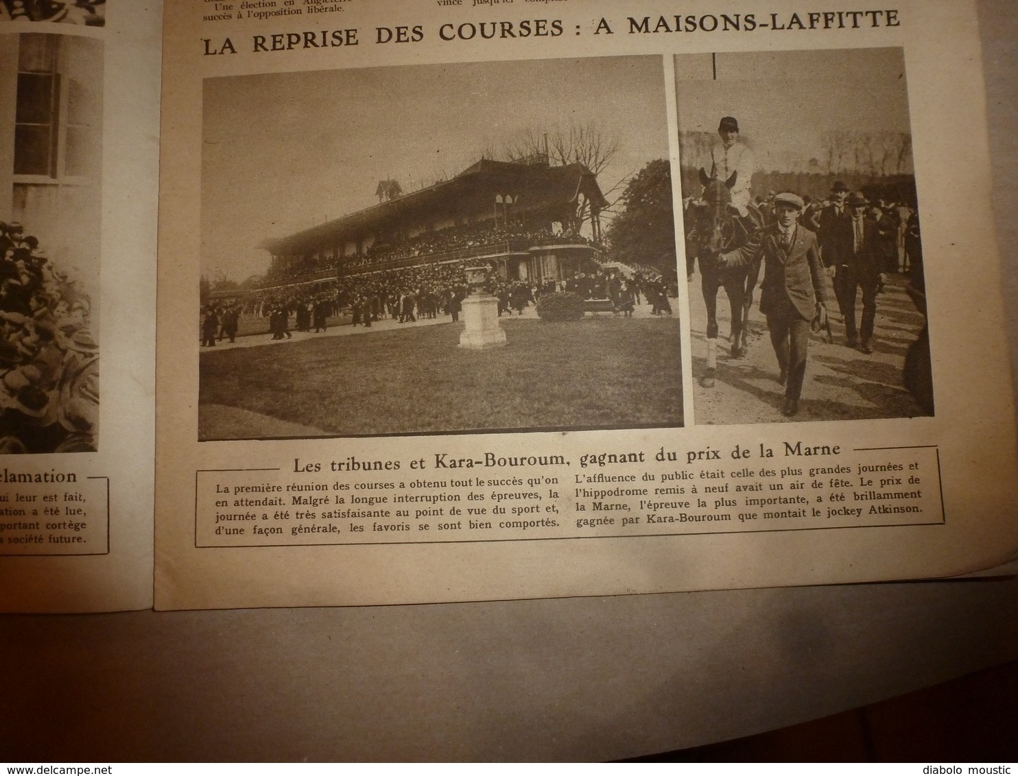 1919 LE MIROIR:Armée Rouge;Japonais à Marseille;La PACKARD;Lutte Contr Sous-marins;DEUTSCHLAND II à Cherbourg;London;etc - French