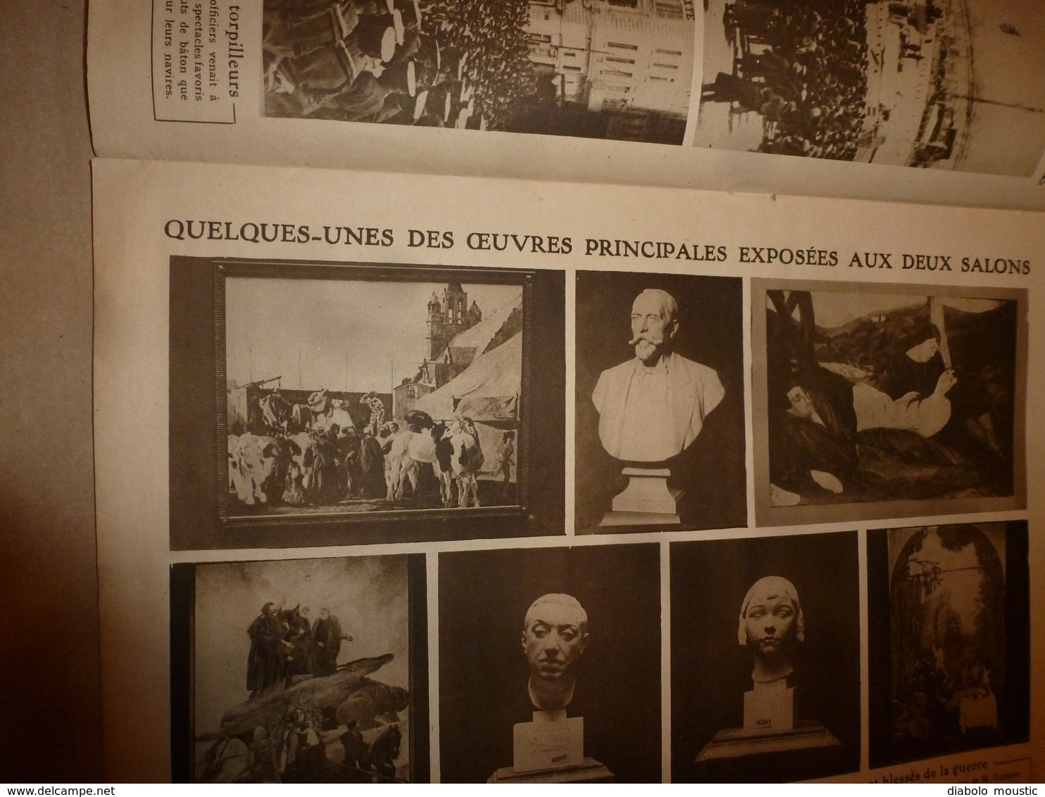 1919 LE MIROIR:Armée Rouge;Japonais à Marseille;La PACKARD;Lutte Contr Sous-marins;DEUTSCHLAND II à Cherbourg;London;etc - French