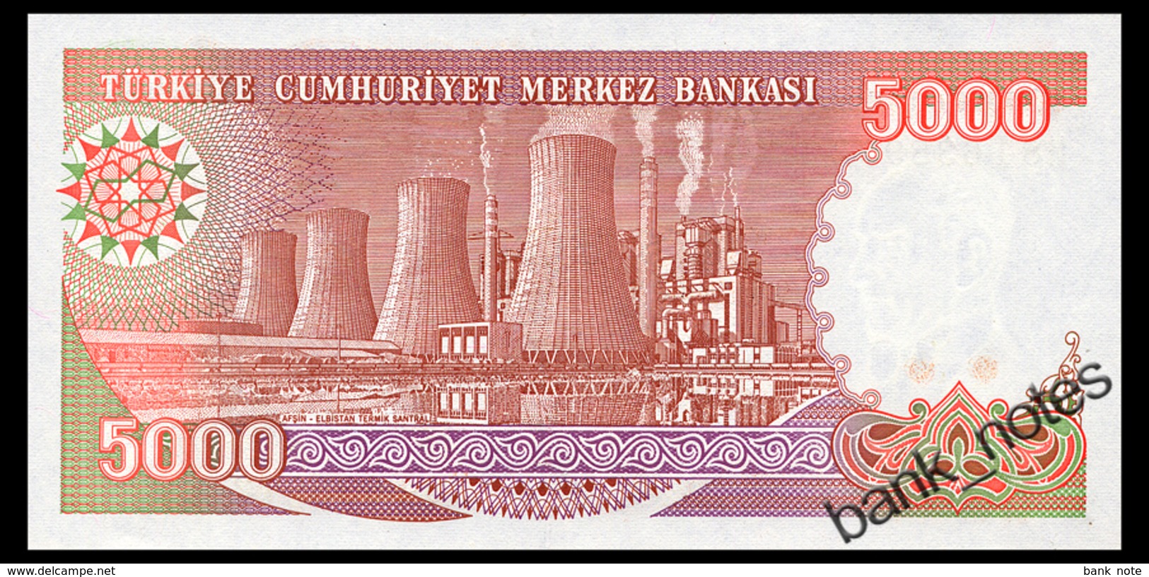 TURKEY 5000 LIRA 1970(1990) Pick 198 Unc - Turkey