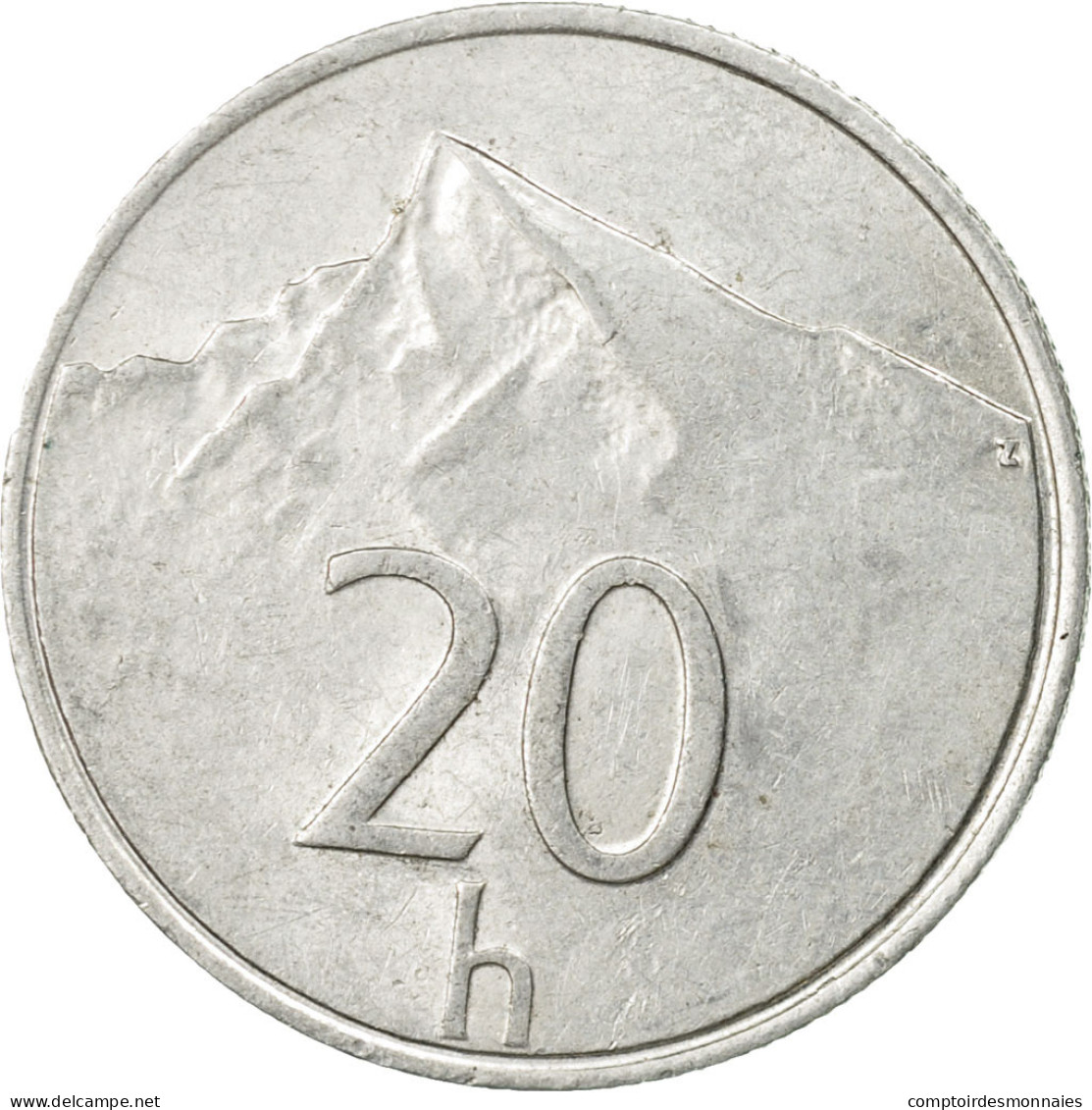 Monnaie, Slovaquie, 20 Halierov, 1993, TTB, Aluminium, KM:18 - Slowakei