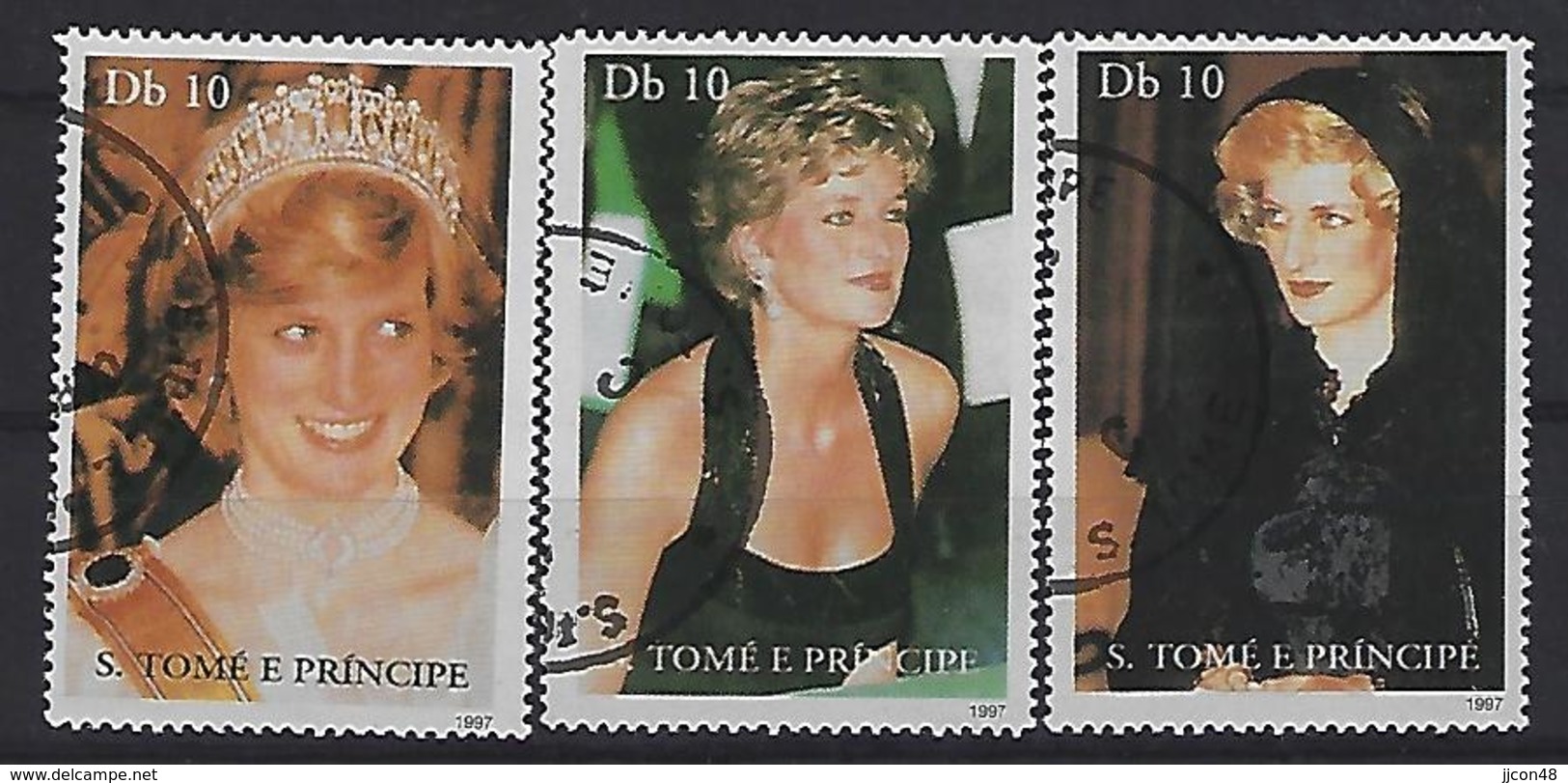 SaoTome E Principe 1997 Princess Diana  (o) - Sao Tome And Principe