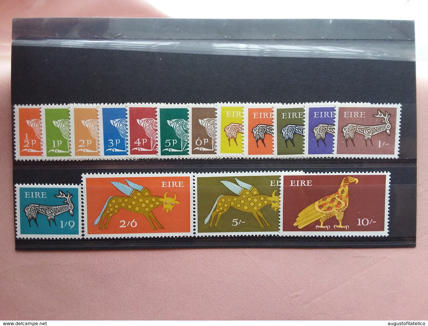 IRLANDA 1968 - Animali Simbolici Nn. 211/26 Nuovi ** + Spese Postali - Nuevos