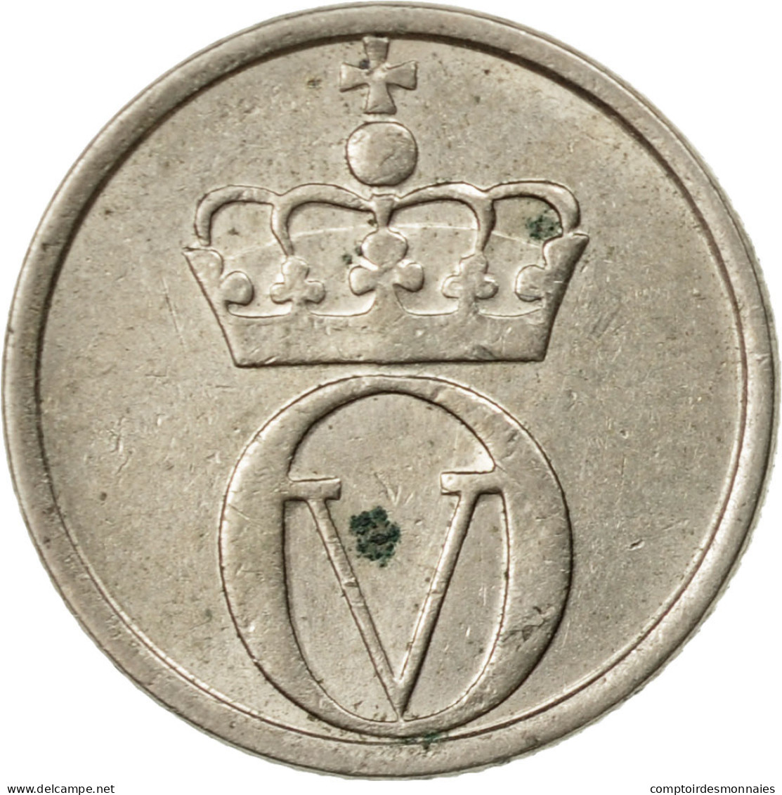 Monnaie, Norvège, Olav V, 10 Öre, 1964, TTB, Copper-nickel, KM:411 - Norvège