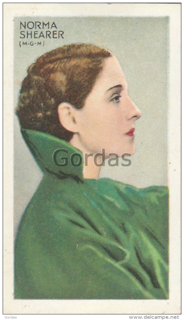 Norma Shearer - Actress - Movie Star - Park Drive Cigarettes - Gallaher Ltd. - Champions Of Screen &amp; Stage - Attori