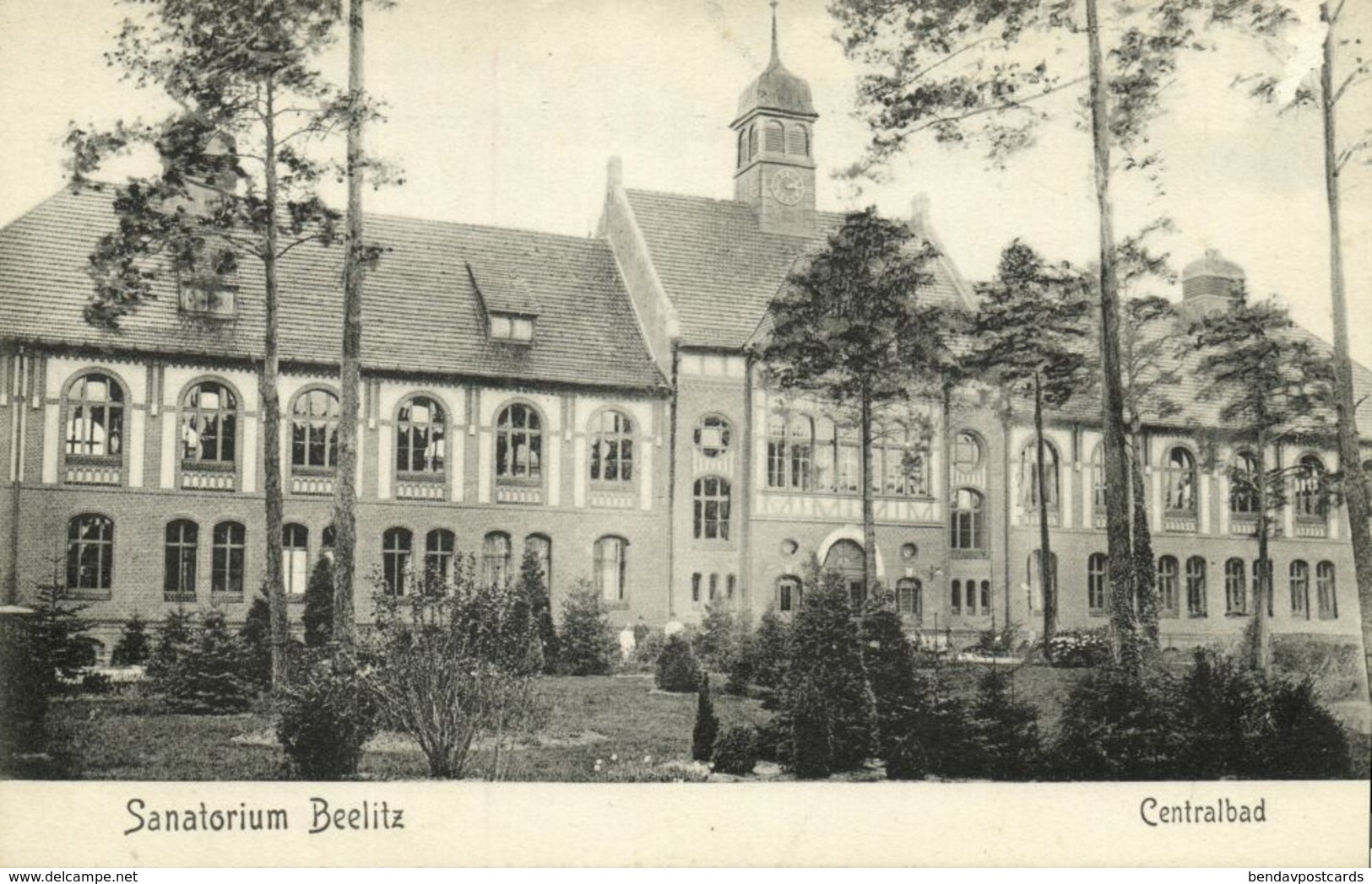 BEELITZ, Sanatorium Centralbad (1910s) AK - Beelitz
