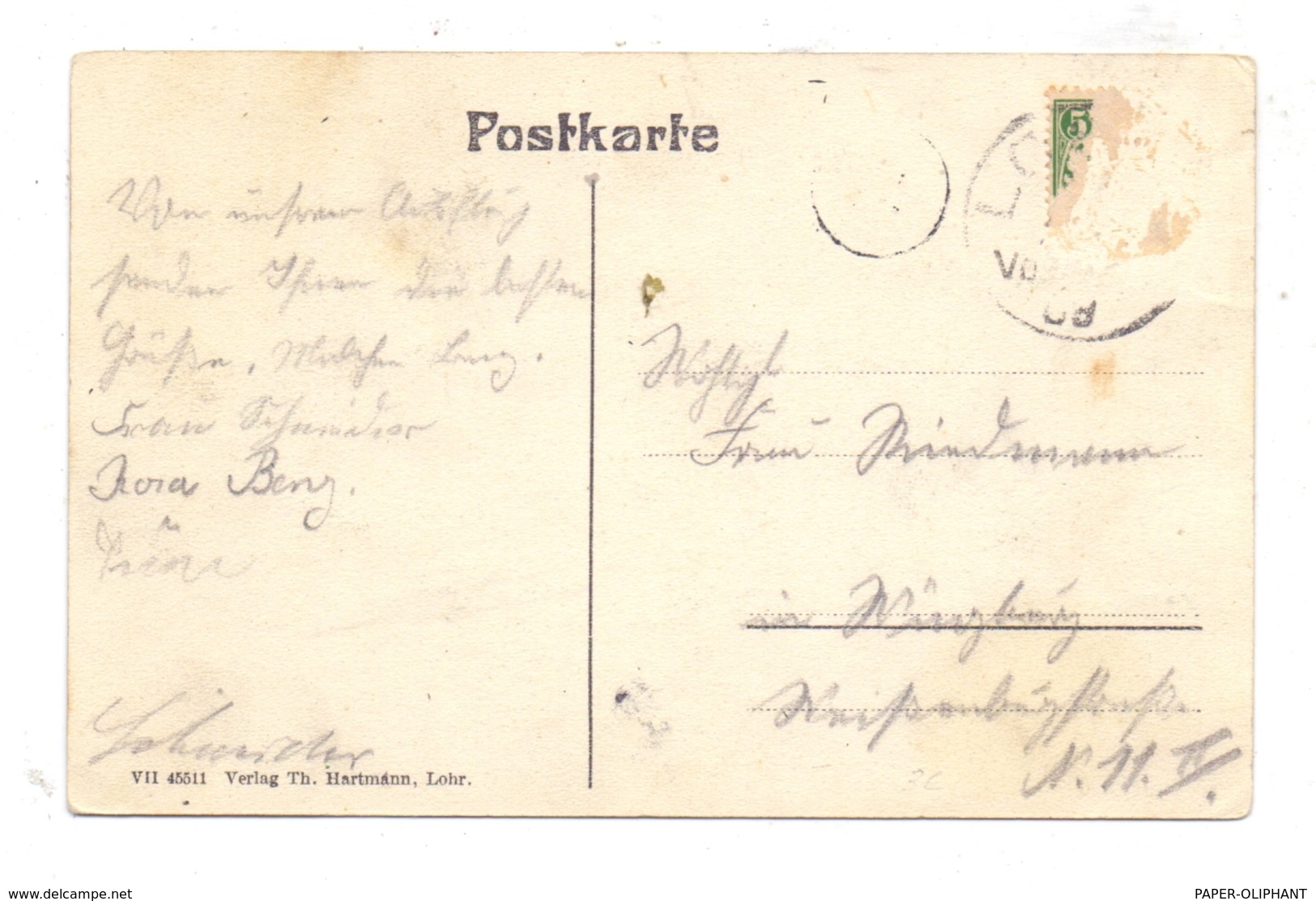 8770 LOHR - MARIABUCHEN, Gruss Vom Wallfahrtsort, 1909 - Lohr