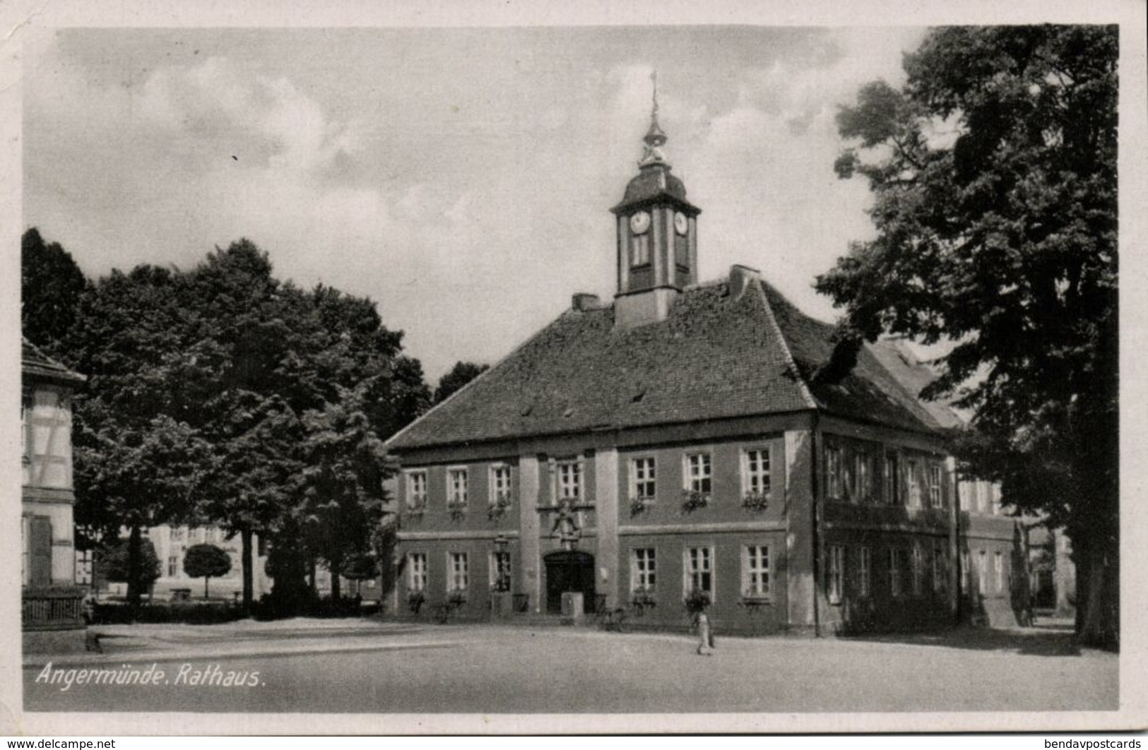 ANGERMÜNDE, Rathaus (1958) AK - Angermuende