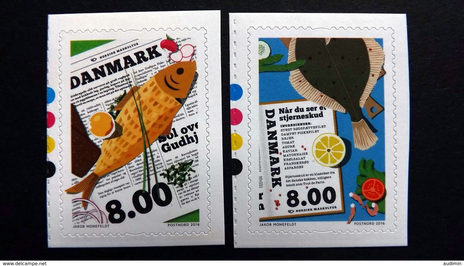 Dänemark 1867/8 **/mnh, NORDEN: Nordische Esskultur - Ongebruikt