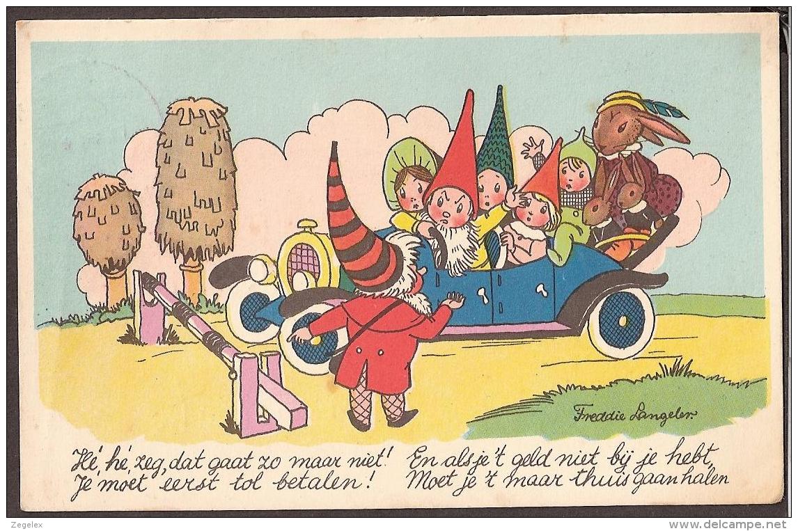 De Kaboutertjes -  Artist:Freddie Langeler. 1944 - Gnome, Gnome, Zwerg, Dwerg, Auto Kinderen, Konijnen, Rabits - Andere & Zonder Classificatie