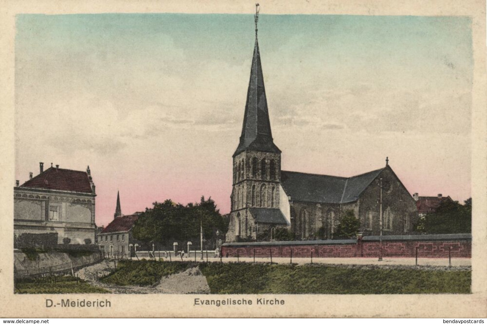 MEIDERICH, Duisburg, Evangelische Kirche (1920s) AK - Duisburg