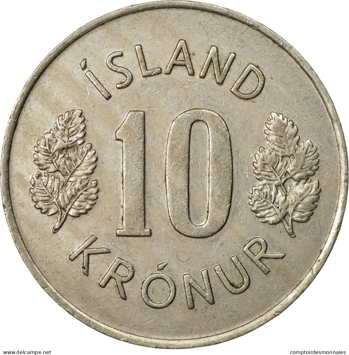 Monnaie, Iceland, 10 Kronur, 1973, TTB, Copper-nickel, KM:15 - Islande