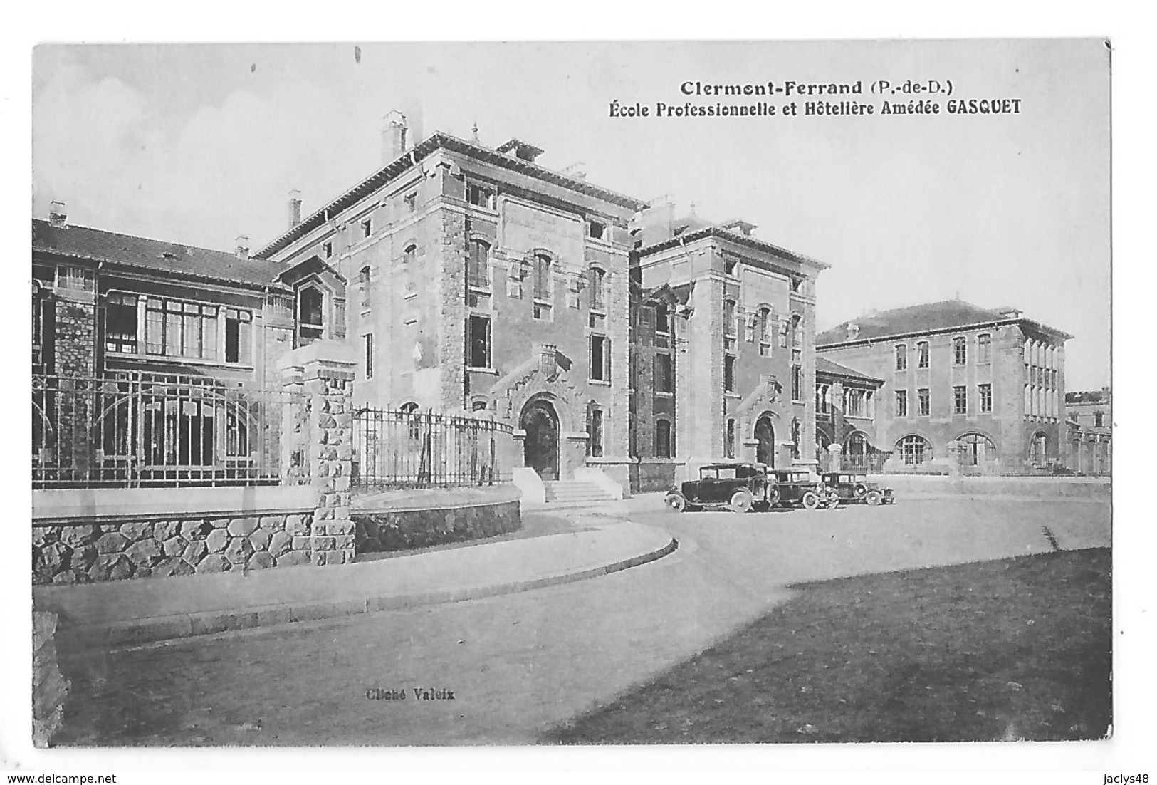 CLERMONT-FERRAND  (cpa 63)  Ecole Professionnelle Et Hôtelière Amédée Gasquet # RARE #  - L 1 - Clermont Ferrand