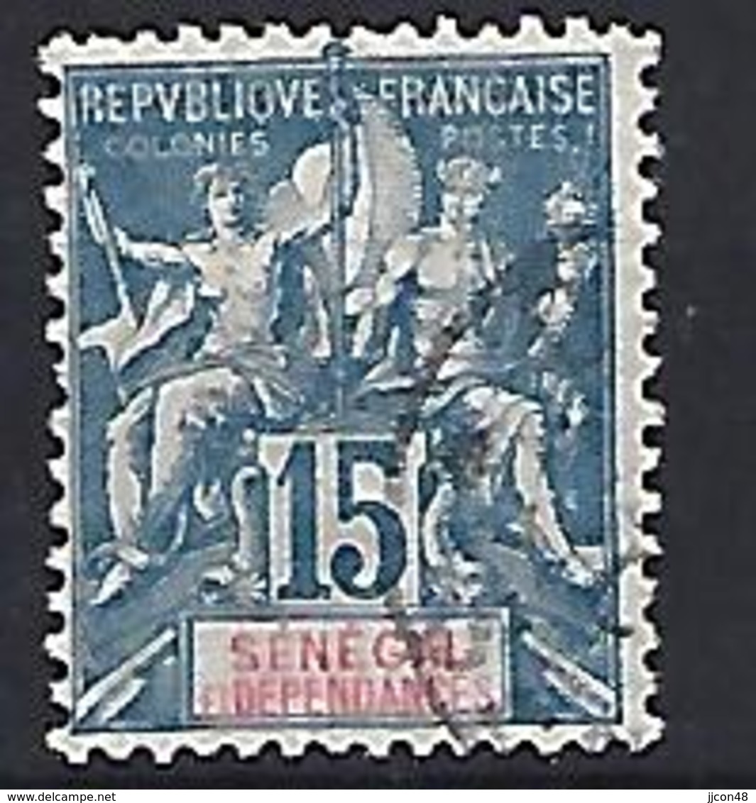 Senegal 1881-86 (o) 15c - Used Stamps