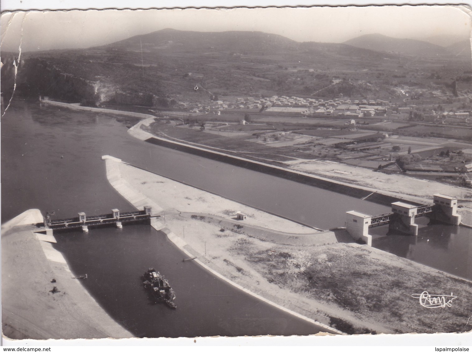 [26] Drôme > Donzère Mondragon Vue Aérienne - Donzere