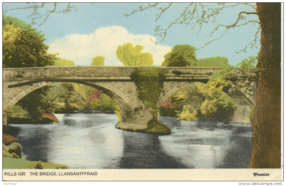 RADNORSHIRE -  LLANSANTFFRAID - THE BRIDGE Pow19 - Radnorshire