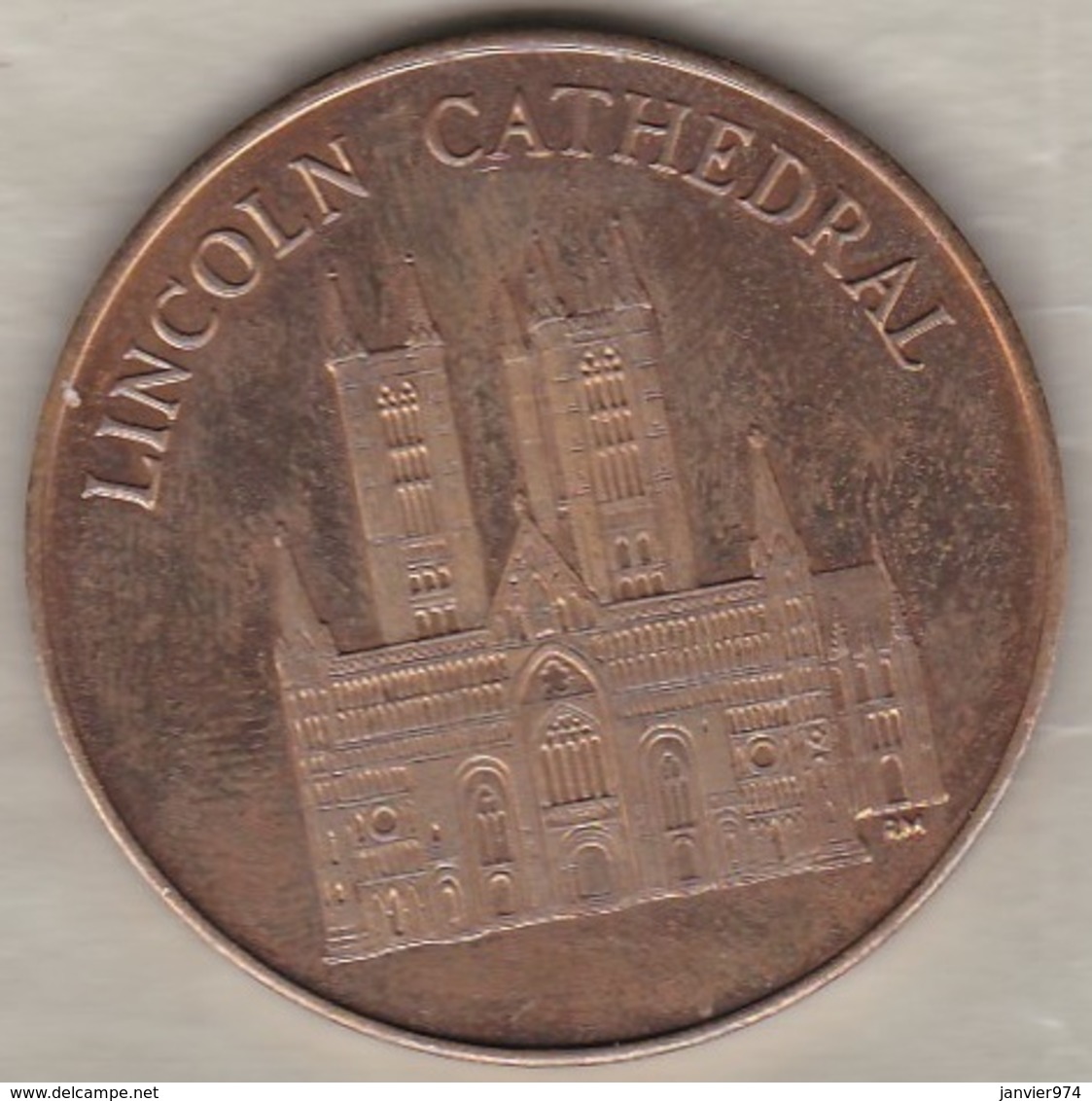 Token Lincoln Cathedral. - Otros & Sin Clasificación