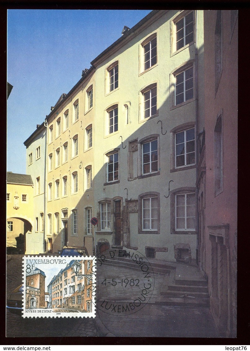 Luxembourg - Carte Maximum 1982 - Musée De L 'Etat - O 210 - Cartes Maximum
