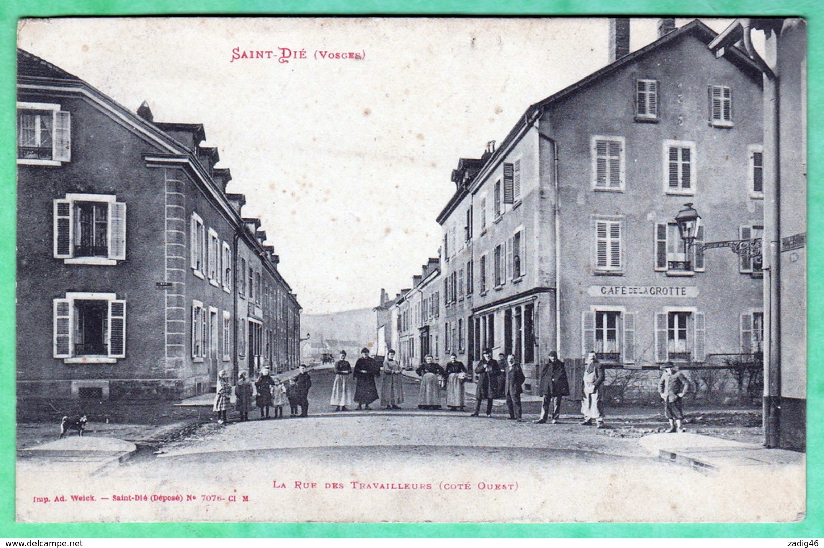 SAINT DIE - LA RUE DES TRAVAILLEURS - COTE OUEST - Saint Die