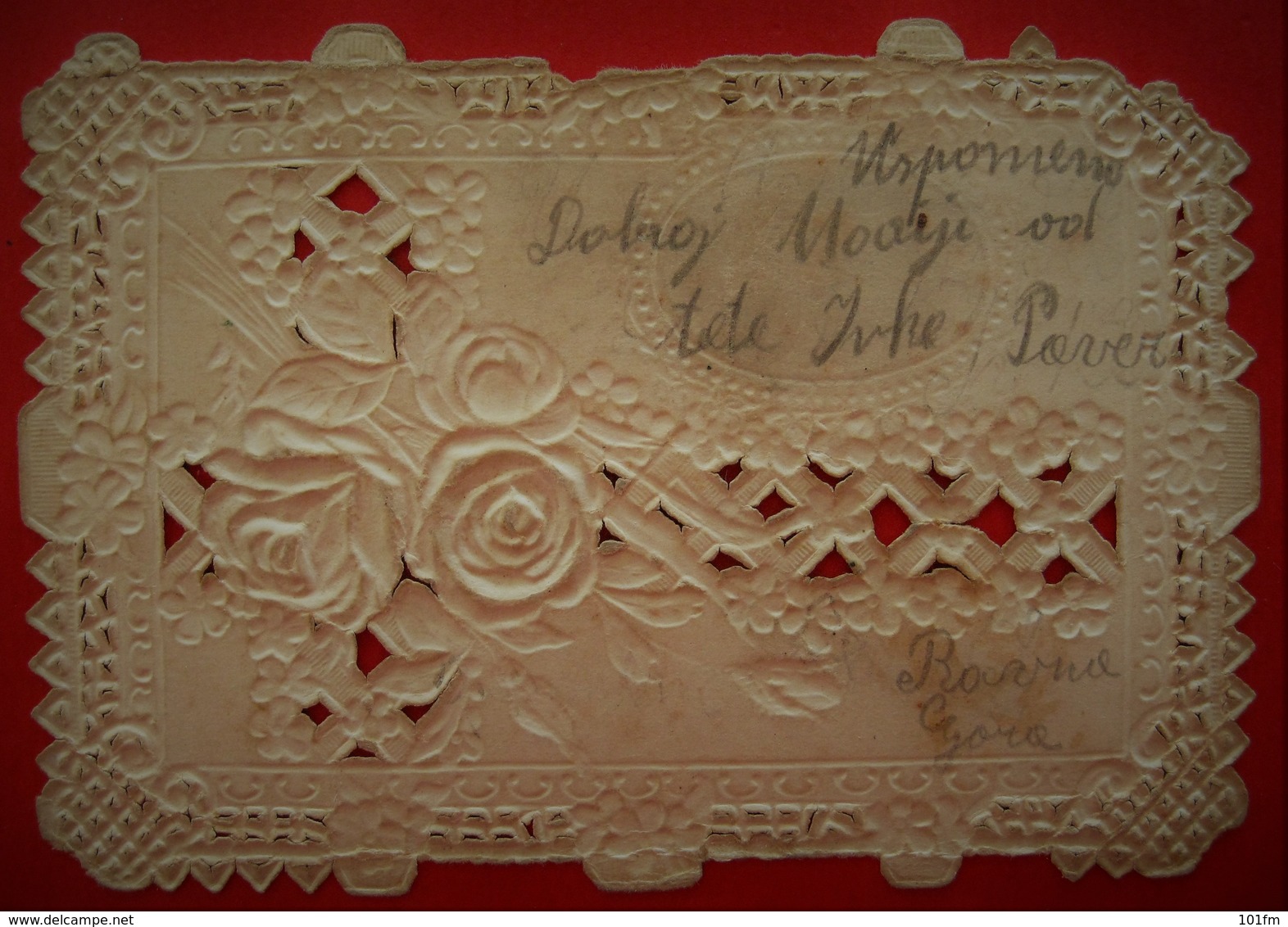 VERY RARE PICTURE POSTCARD SHOWING WIRGIN MARY - EMBOSSED,GEPRAGT - RELIEF , Erleichterung - Jungfräuliche Marie Und Madona