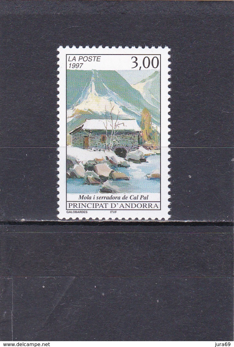 Andorre Français Neuf **  1997  N° 489  Tourisme.  Le Moulin De Cal Pal - Neufs