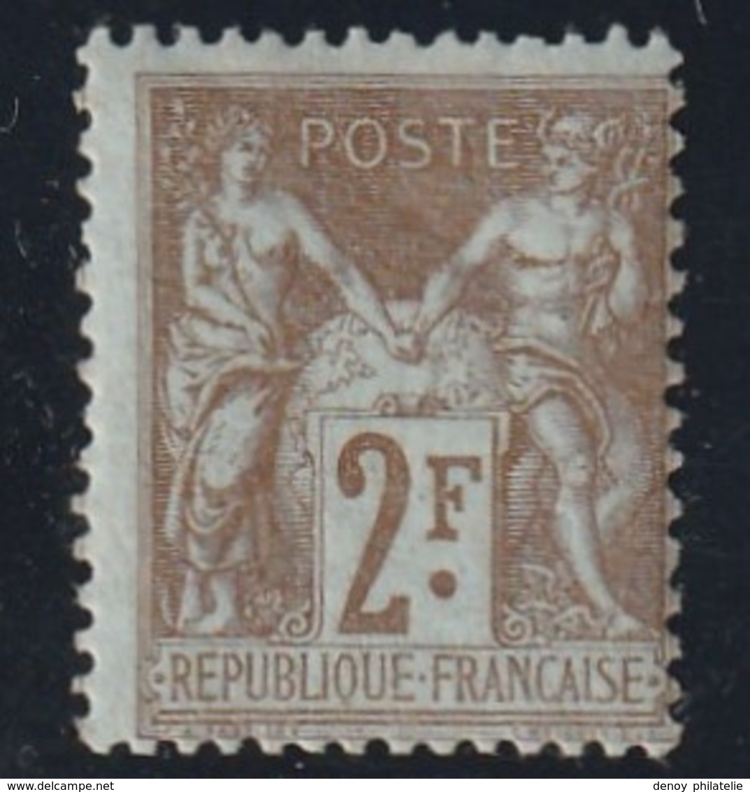 France N ° 105 Sans Charniére ** Décentré - 1898-1900 Sage (Type III)