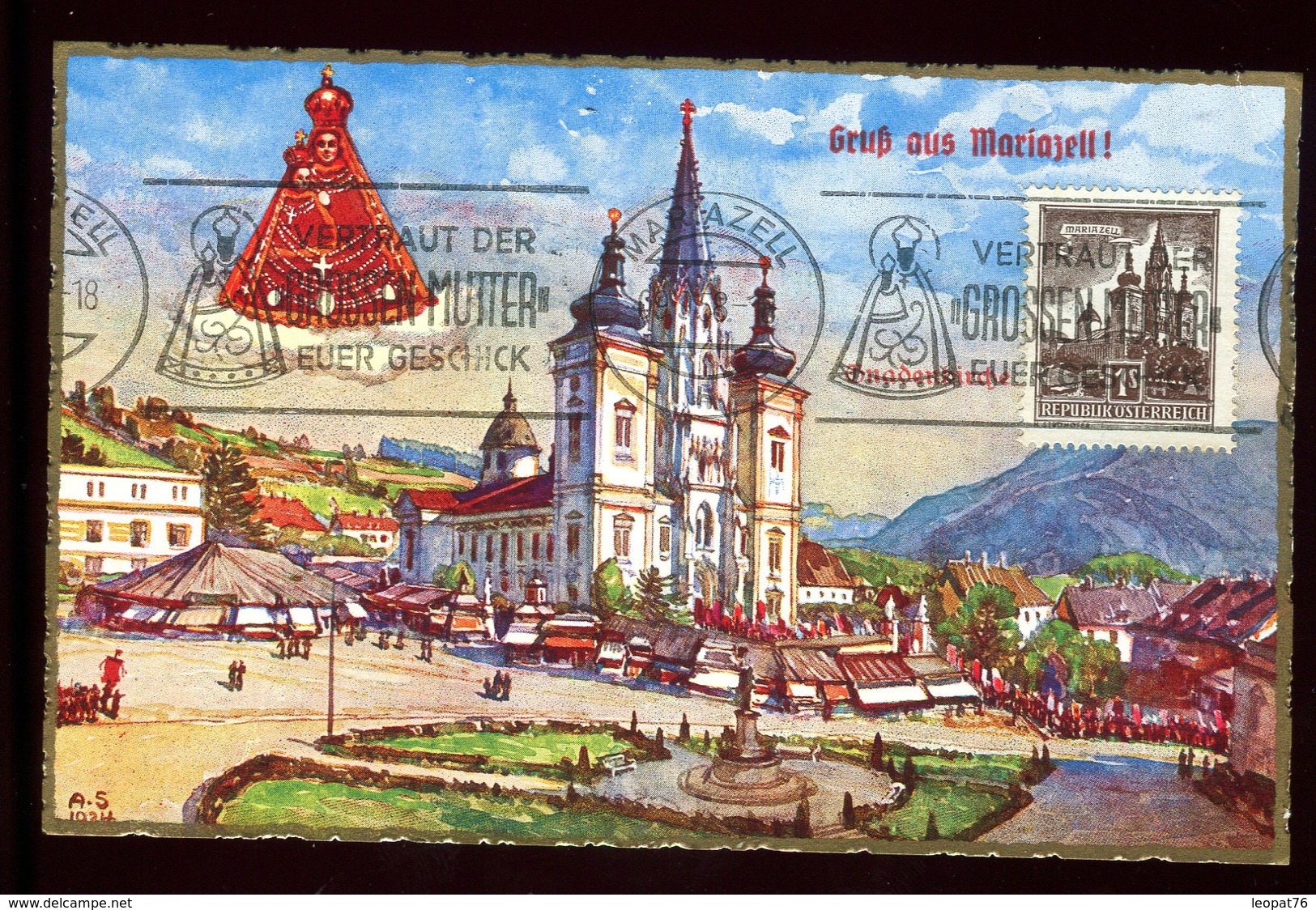 Autriche - Carte Maximum 1958 - Basilique De Mariazell - O 223 - Cartes-Maximum (CM)