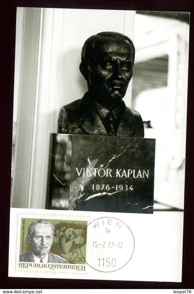 Autriche - Carte Maximum 1977 - Viktor Kaplan - O 224 - Maximumkaarten