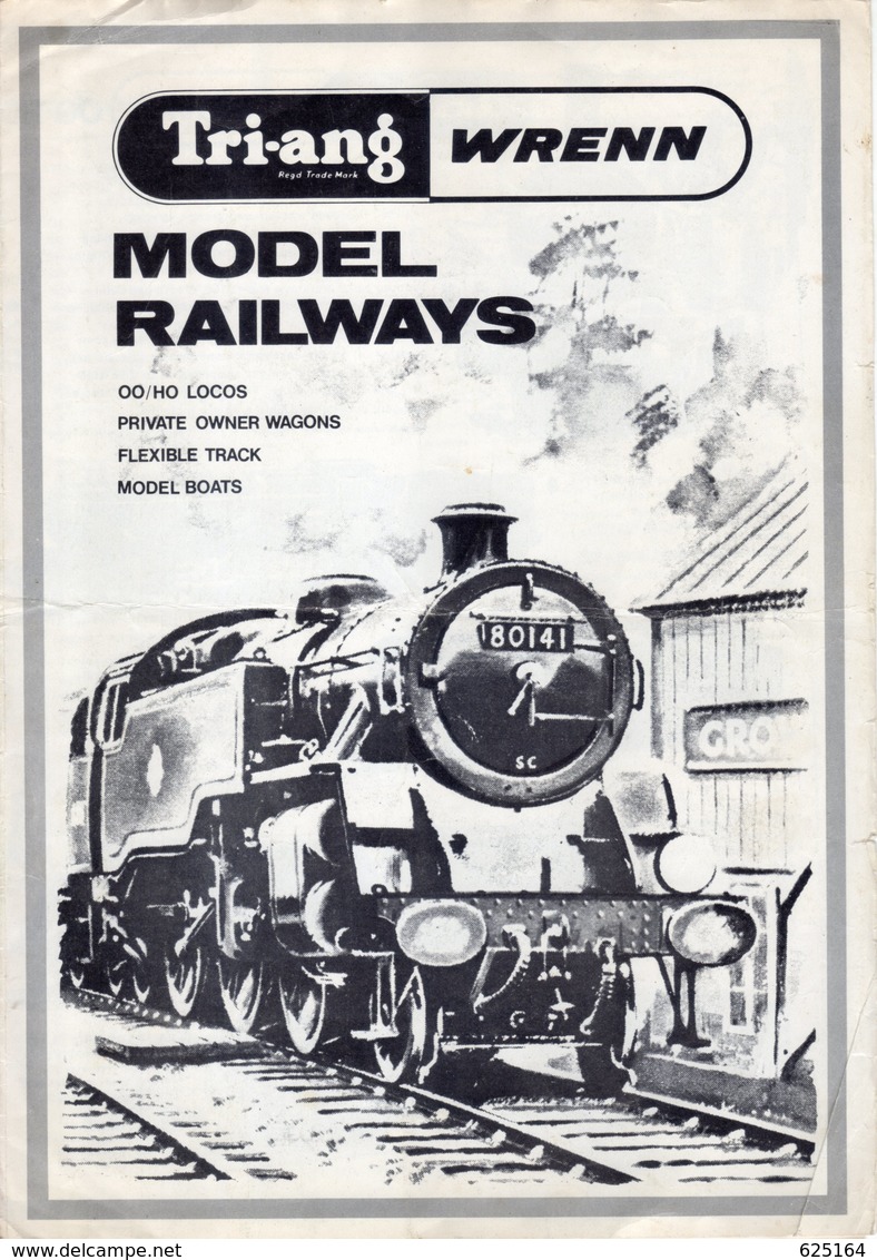 Catalogue TRI-ANG WRENN 1971 OO/HO Model Railways - Model Boats Powered - Englisch