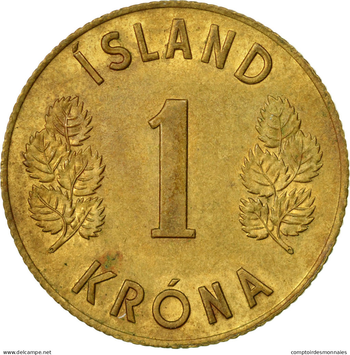 Monnaie, Iceland, Krona, 1970, TTB, Nickel-brass, KM:12a - Islande