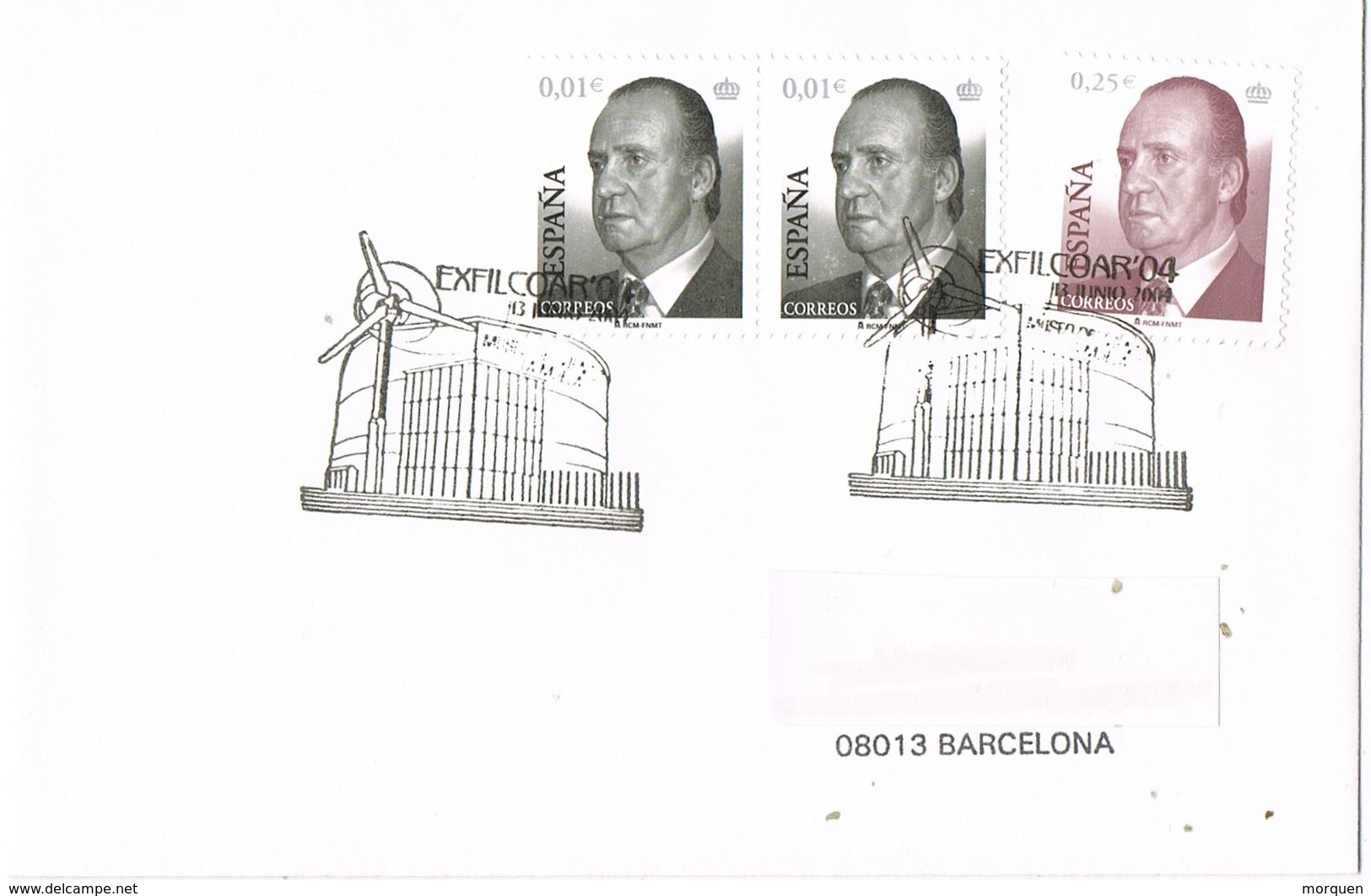 30078. Carta Exposicion LA MUELA (Zaragoza) 2004. EXFILCOAR 04 - Cartas & Documentos