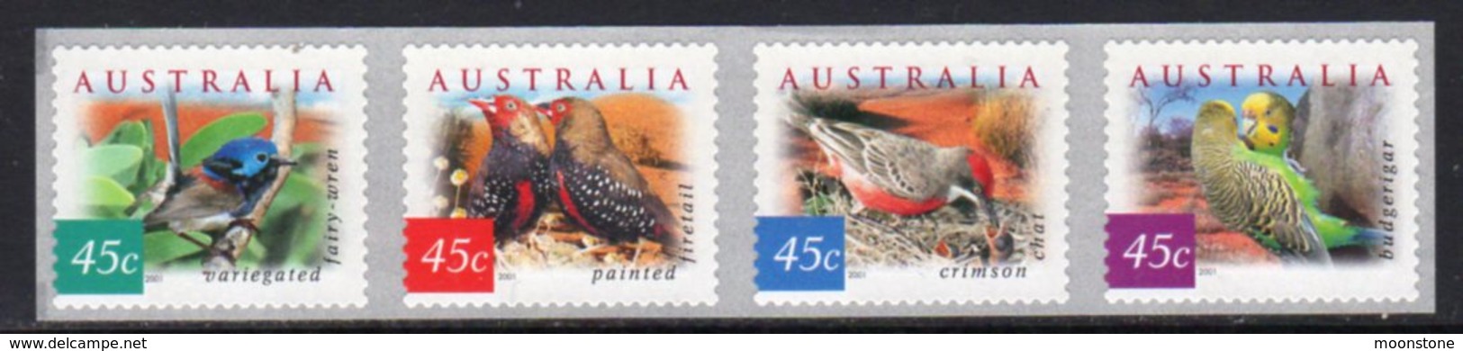 Australia 2001 Fauna & Flora IV Desert Birds Self-adhesive Strip Of 4, MNH, SG 2120/3 - Ungebraucht