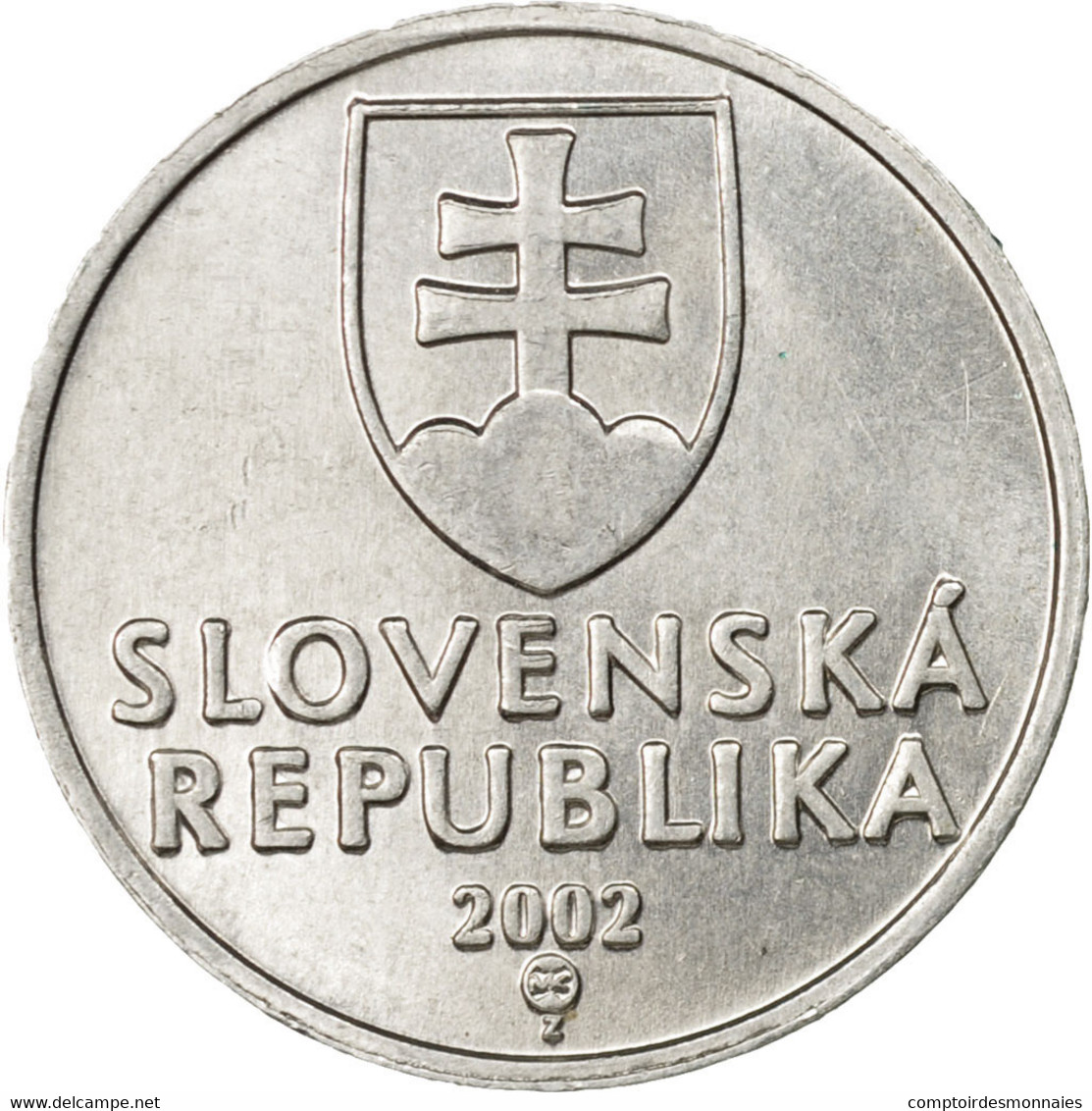 Monnaie, Slovaquie, 10 Halierov, 2002, TTB, Aluminium, KM:17 - Eslovaquia