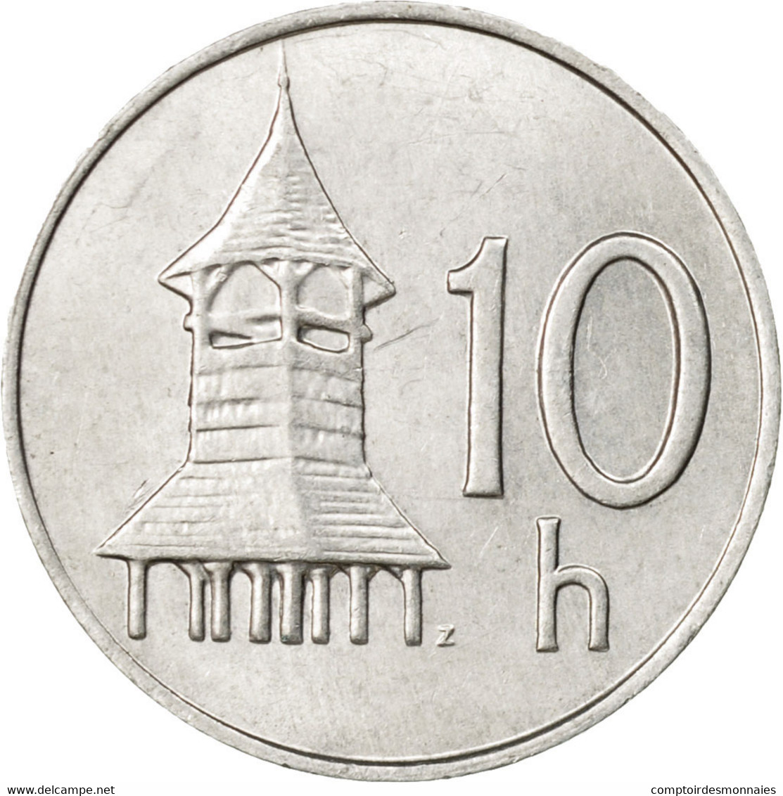 Monnaie, Slovaquie, 10 Halierov, 2002, TTB, Aluminium, KM:17 - Slowakei