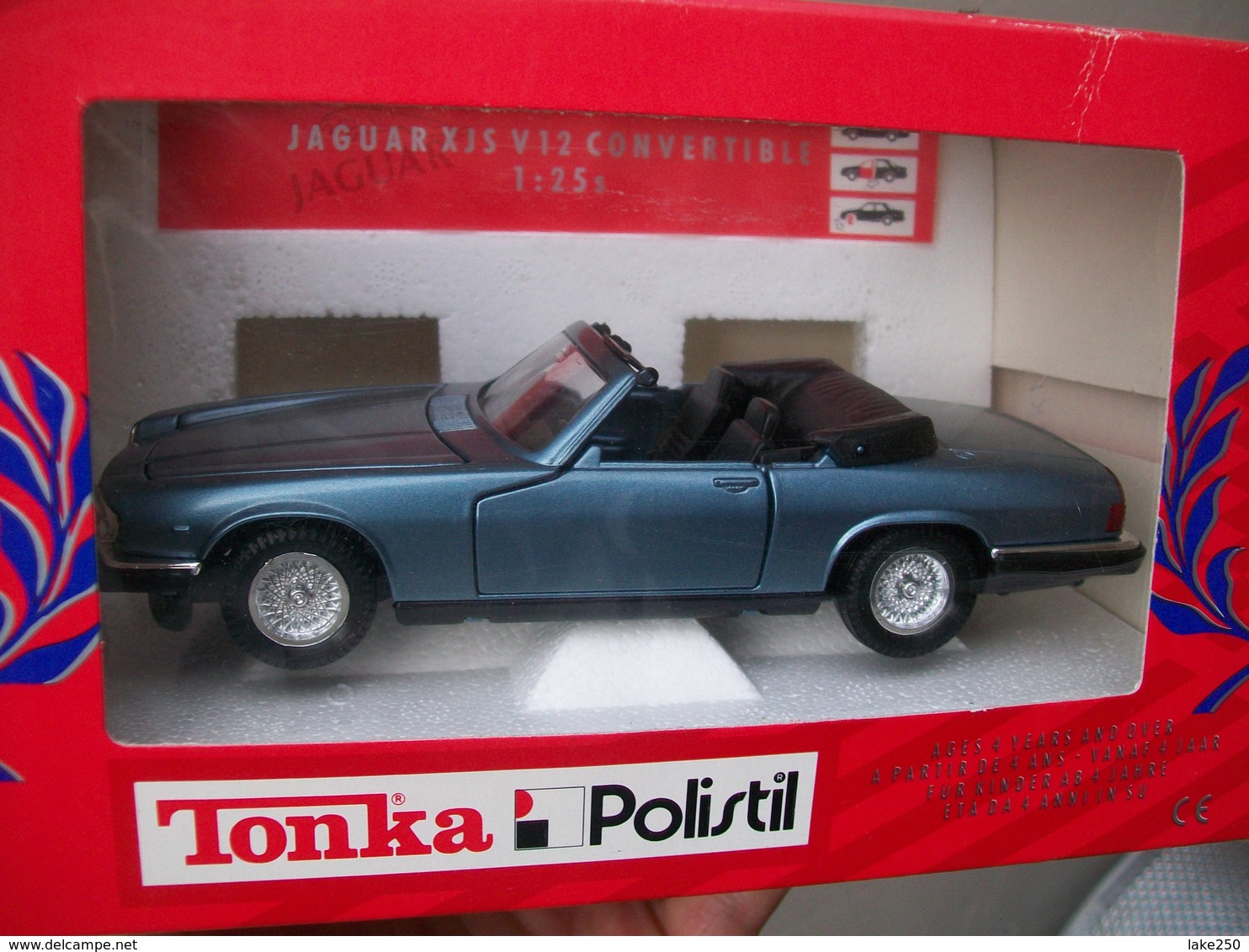 POLISTIL - JAGUAR XJS V 12  CONVERTIBILE SPIDER  AVEC SA  BOITE   Scala 1/25 - Polistil