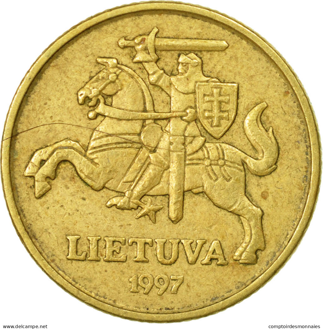 Monnaie, Lithuania, 20 Centu, 1997, TTB, Nickel-brass, KM:107 - Lituanie
