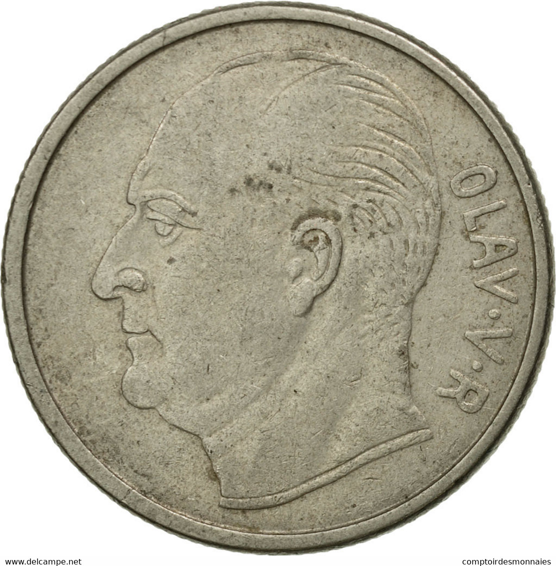 Monnaie, Norvège, Olav V, Krone, 1959, TTB, Copper-nickel, KM:409 - Norvège