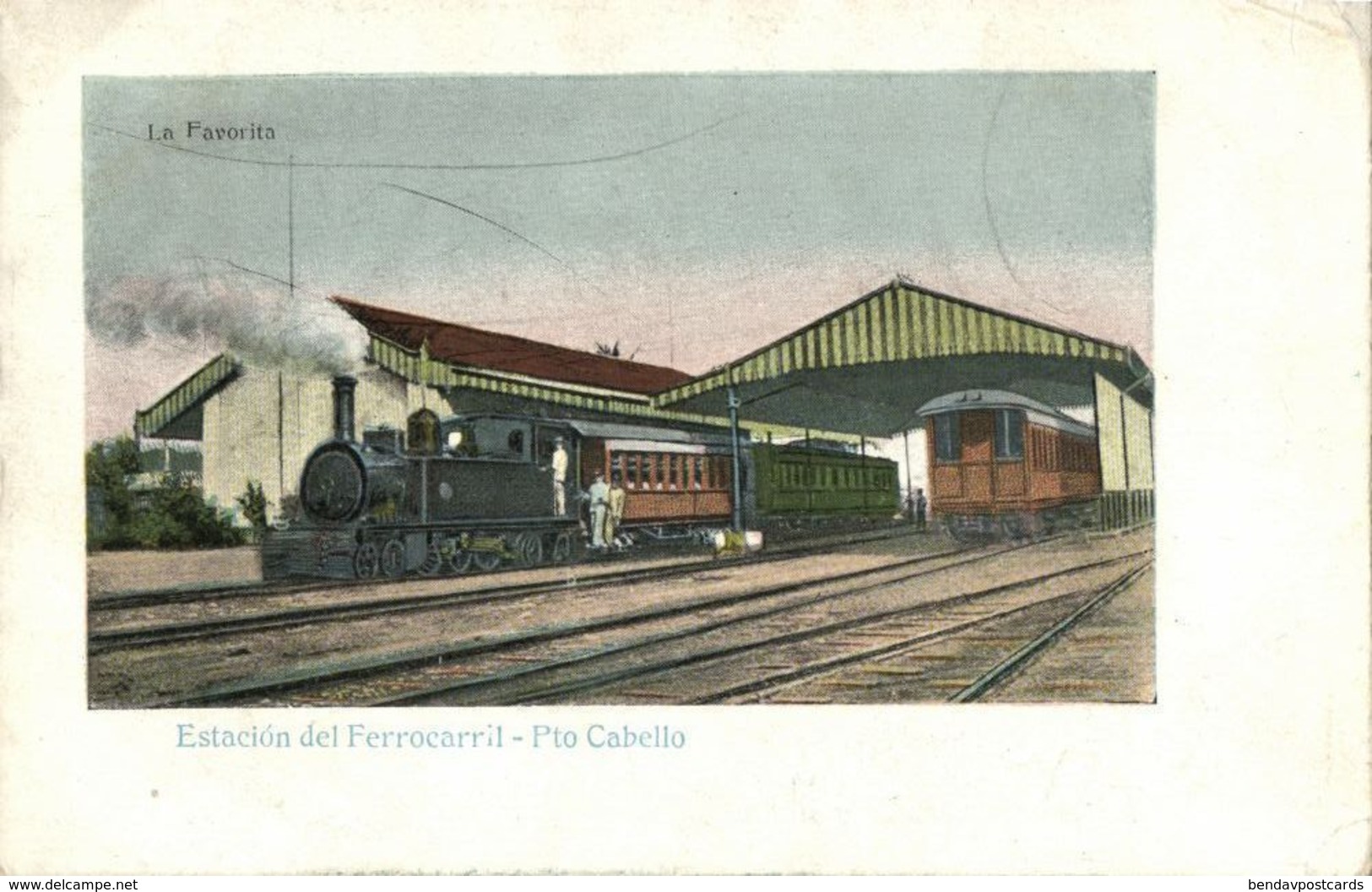 Venezuela, PUERTO CABELLO, Estación Del Ferrocarril, Railway Station (1899) - Venezuela