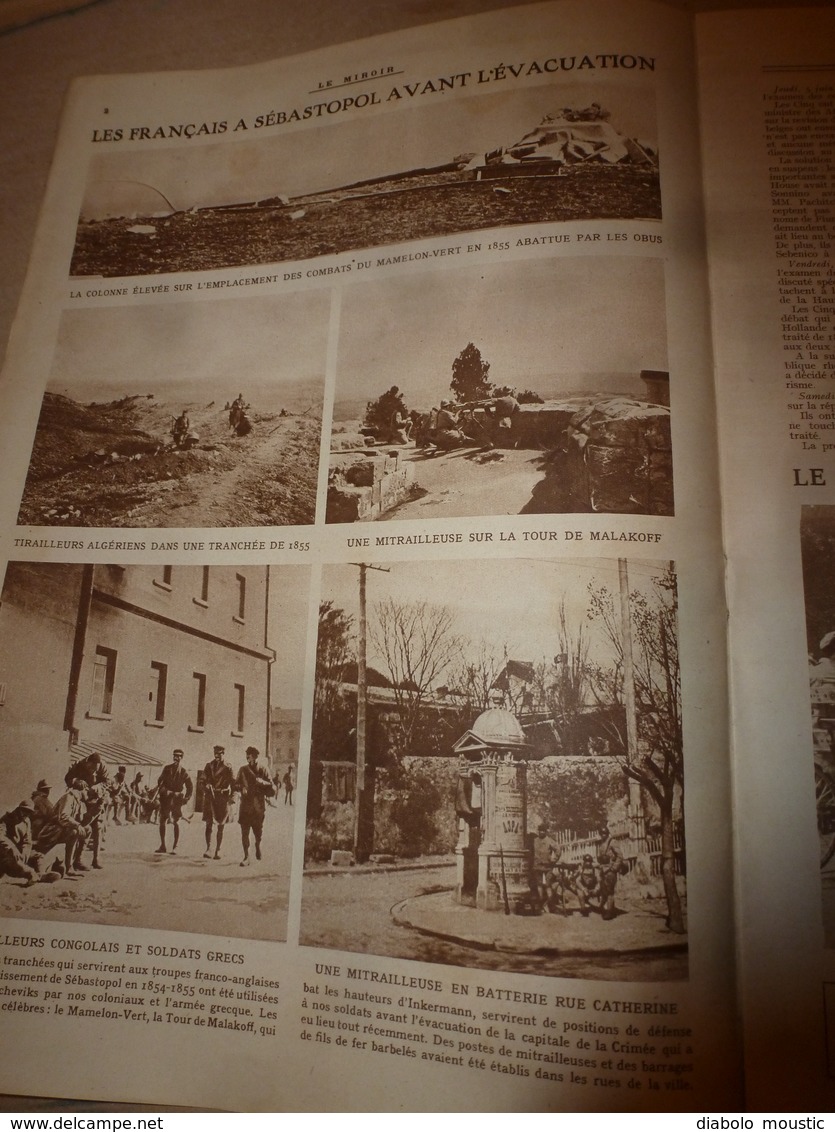 1919 LE MIROIR:Golf-minus;Jubilé Touring-Club à Marly;Récup-navires Torpillés;Foire-avions à Croyon;Aéro-police USA;etc - Français