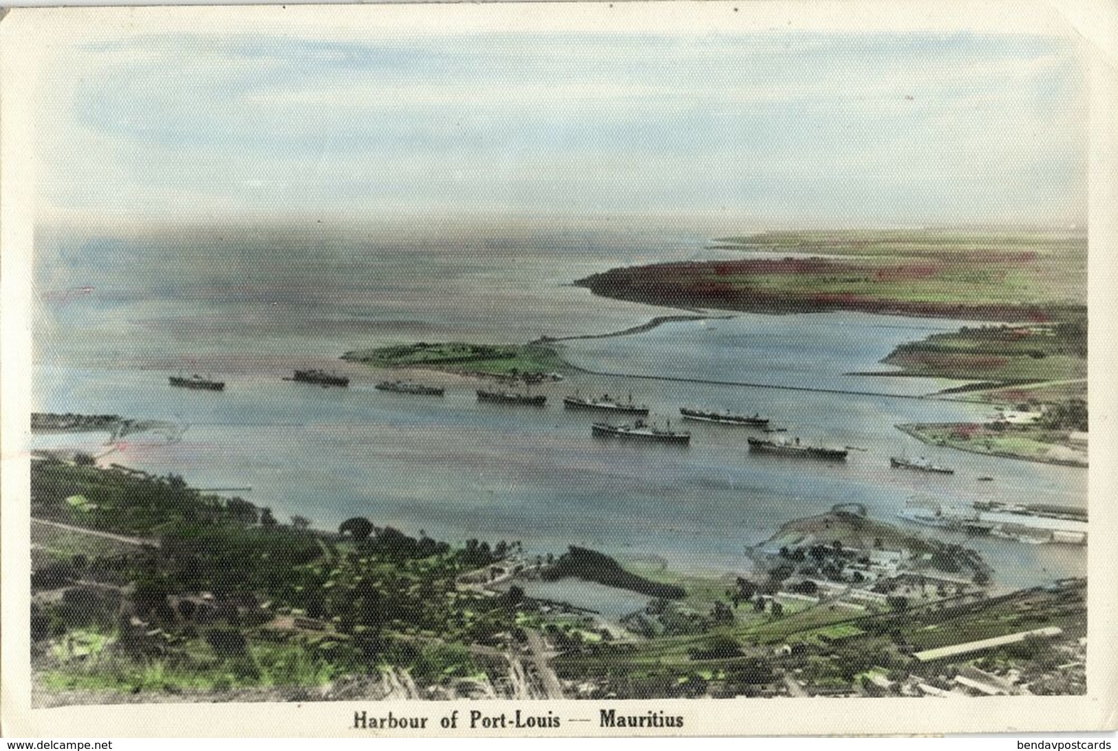 Mauritius, PORT-LOUIS, Harbour Scene (1957) RPPC Postcard - Mauricio