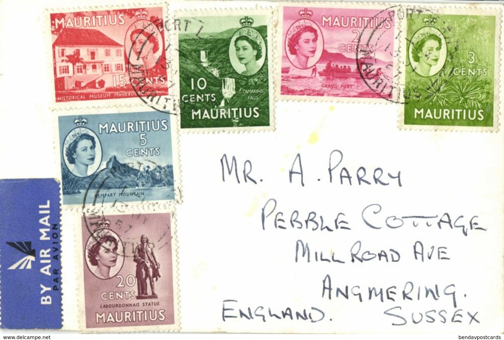 Mauritius, PORT-LOUIS, Harbour Scene (1957) RPPC Postcard - Mauricio