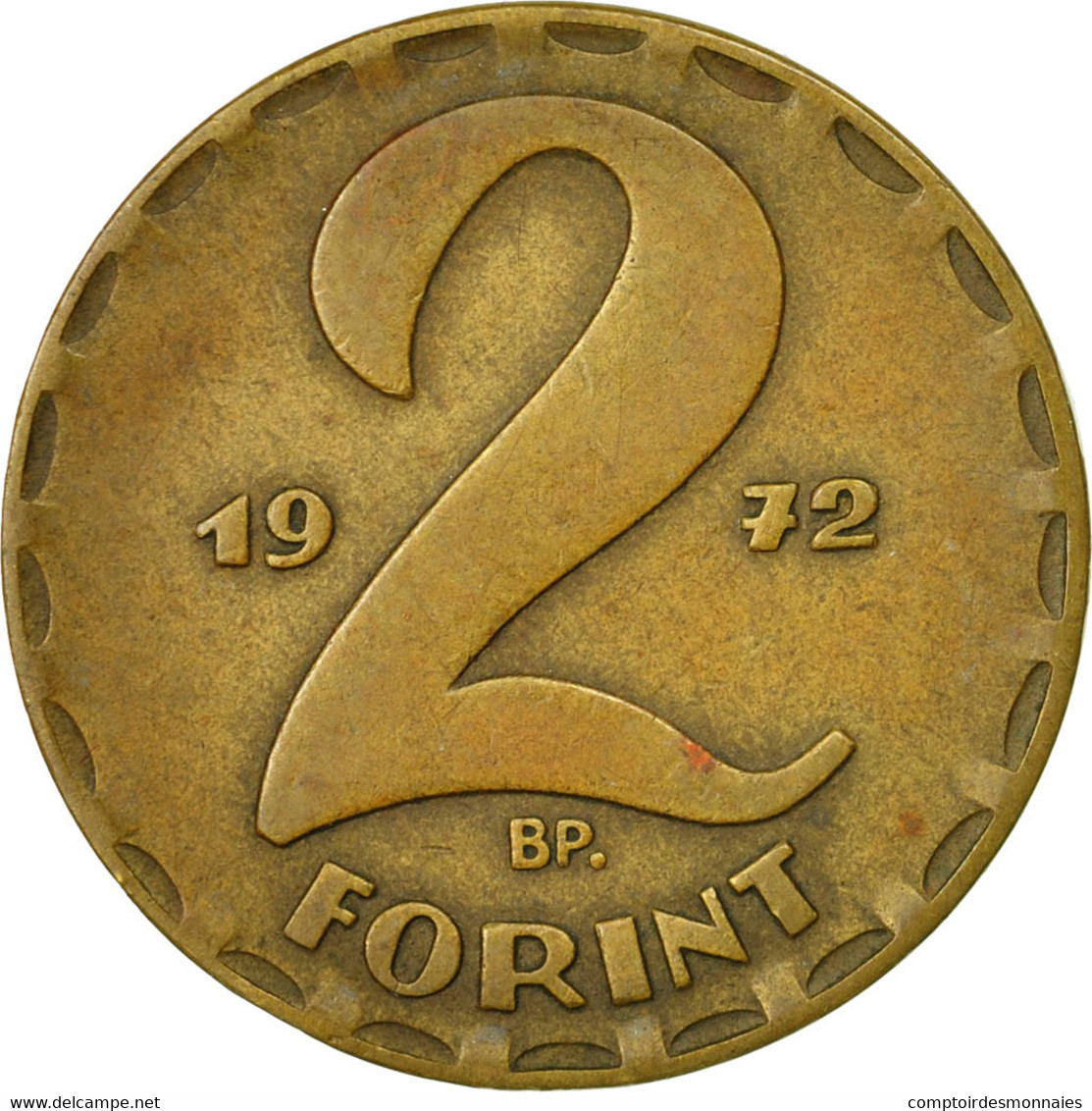 Monnaie, Hongrie, 2 Forint, 1972, TTB, Laiton, KM:591 - Hongrie