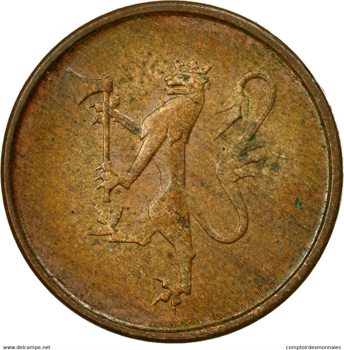 Monnaie, Norvège, Olav V, 5 Öre, 1975, TTB, Bronze, KM:415 - Norvège